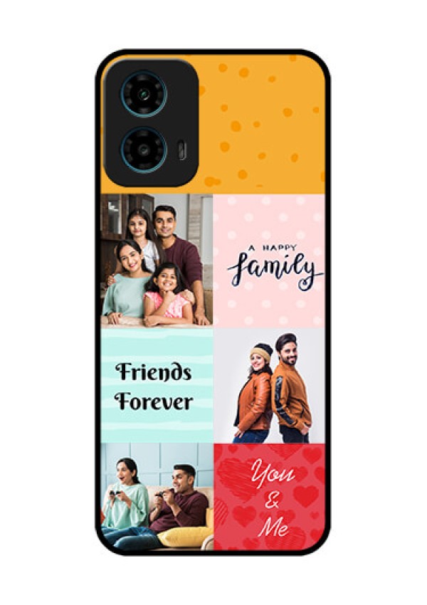 Motorola G34 5G Custom Glass Phone Case - Images With Quotes Design