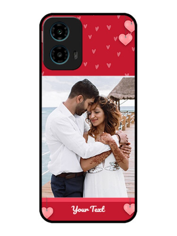 Custom Motorola G34 5G Custom Glass Phone Case - Valentines Day Design
