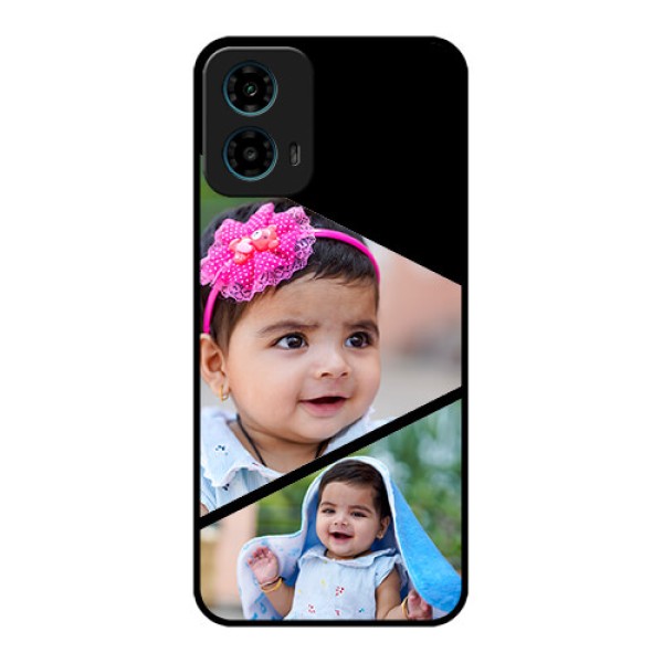 Motorola G34 5G Custom Glass Phone Case - Semi Cut Design