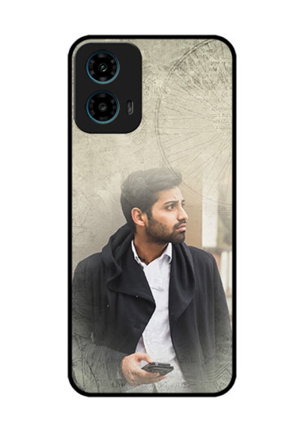 Motorola G34 5G Custom Glass Phone Case - With Vintage Design