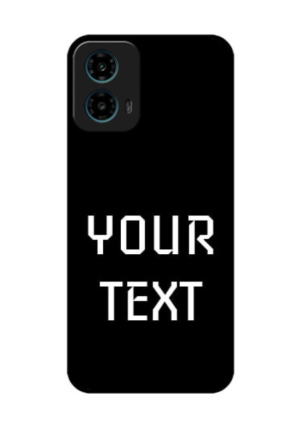 Motorola G34 5G Custom Glass Phone Case - Your Name Design