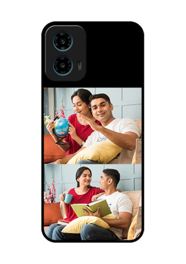 Motorola G34 5G Custom Glass Phone Case - 2 Images Design