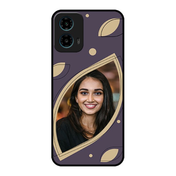 Motorola G34 5G Custom Glass Phone Case - Falling Leaf Design
