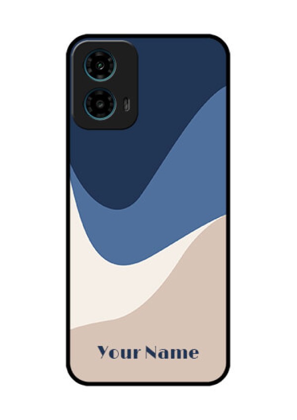 Motorola G34 5G Custom Glass Phone Case - Abstract Drip Art Design