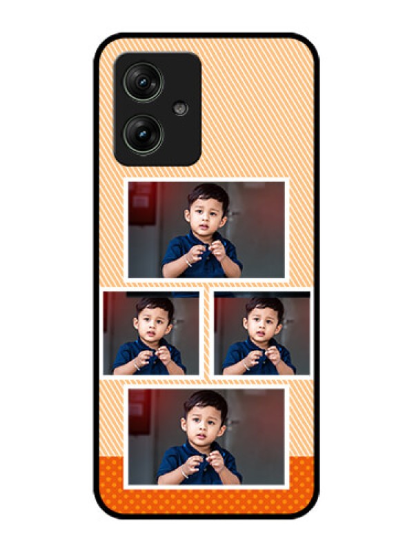 Custom Motorola G54 5G Custom Glass Phone Case - Bulk Photos Upload Design