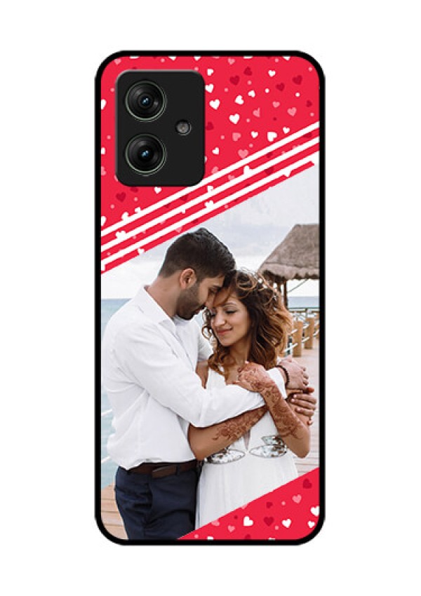 Motorola G54 5G Custom Glass Phone Case - Valentines Gift Design