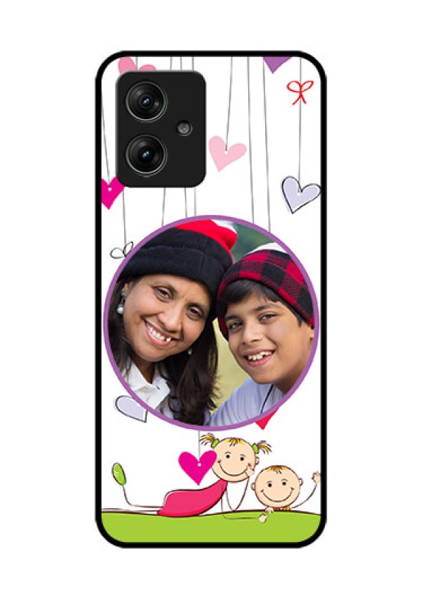 Motorola G54 5G Custom Glass Phone Case - Cute Kids Phone Case Design