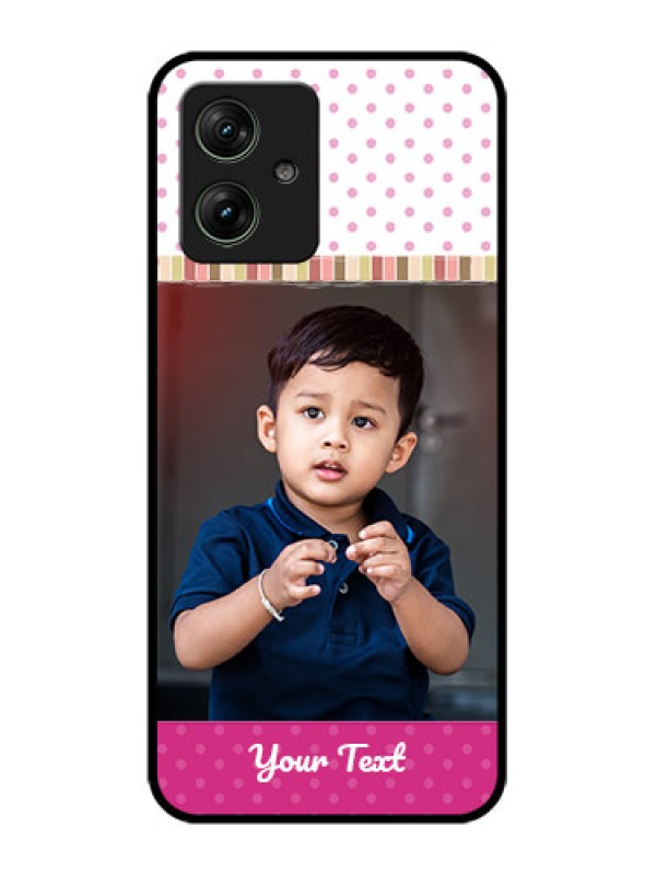 Custom Motorola G54 5G Custom Glass Phone Case - Cute Girls Cover Design