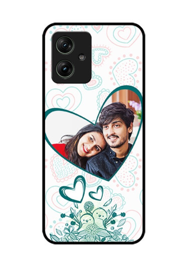 Motorola G54 5G Custom Glass Phone Case - Premium Couple Design