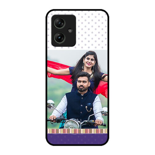 Motorola G54 5G Custom Glass Phone Case - Cute Family Design