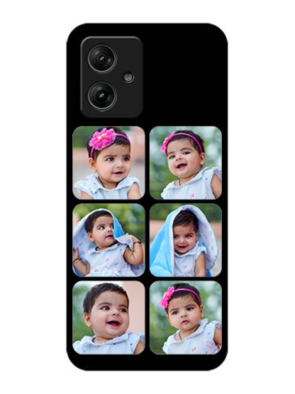 Custom Motorola G54 5G Custom Glass Phone Case - Multiple Pictures Design