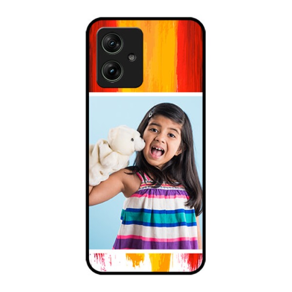 Motorola G54 5G Custom Glass Phone Case - Multi Color Design