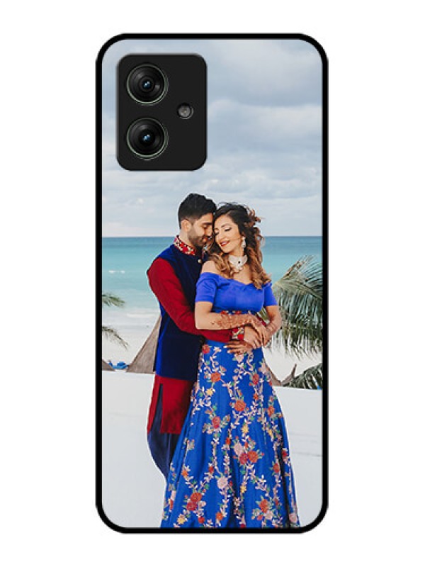 Custom Motorola G54 5G Custom Glass Phone Case - Upload Full Picture Design
