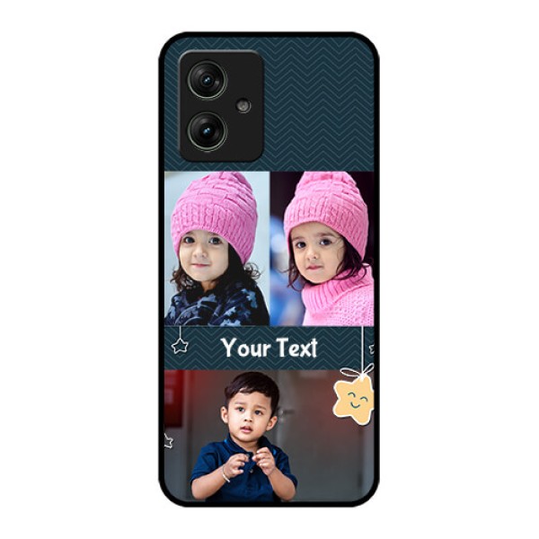 Motorola G54 5G Custom Glass Phone Case - Hanging Stars Design