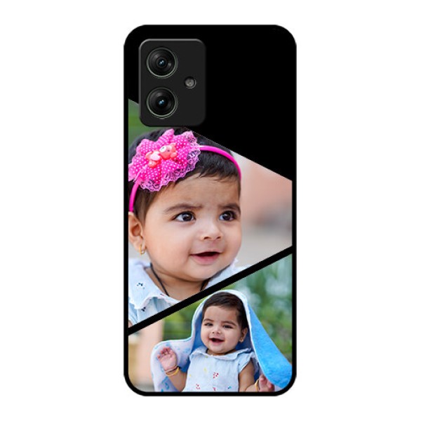 Motorola G54 5G Custom Glass Phone Case - Semi Cut Design