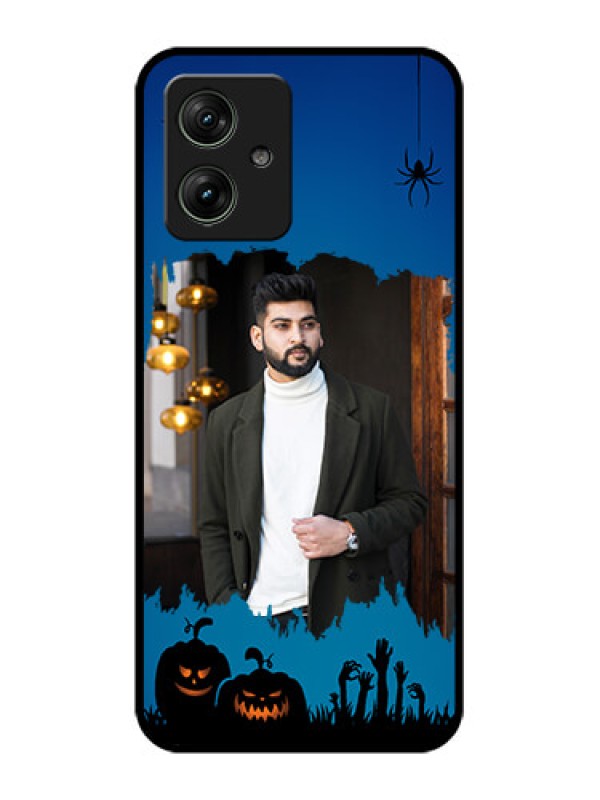 Custom Motorola G54 5G Custom Glass Phone Case - With Pro Halloween Design