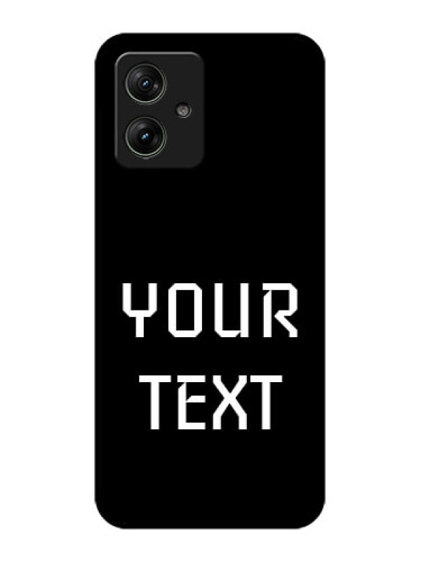 Custom Motorola G54 5G Custom Glass Phone Case - Your Name Design