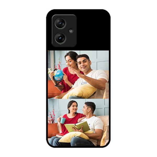 Motorola G54 5G Custom Glass Phone Case - 2 Images Design