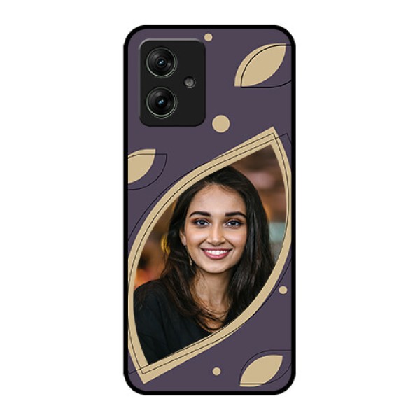 Motorola G54 5G Custom Glass Phone Case - Falling Leaf Design