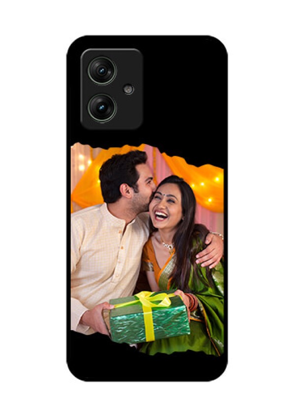Motorola G54 5G Custom Glass Phone Case - Tear - Off Design
