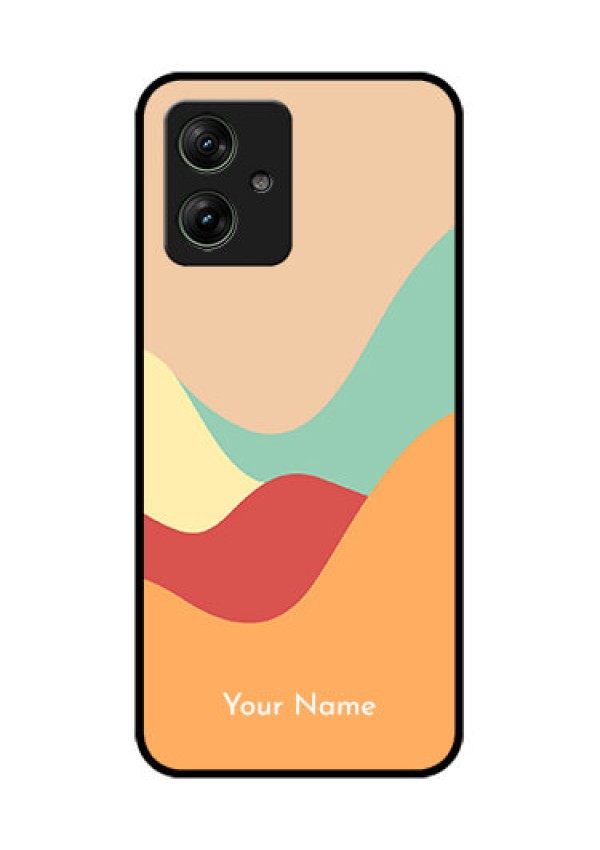 Motorola G54 5G Custom Glass Phone Case - Ocean Waves Multi - Colour Design
