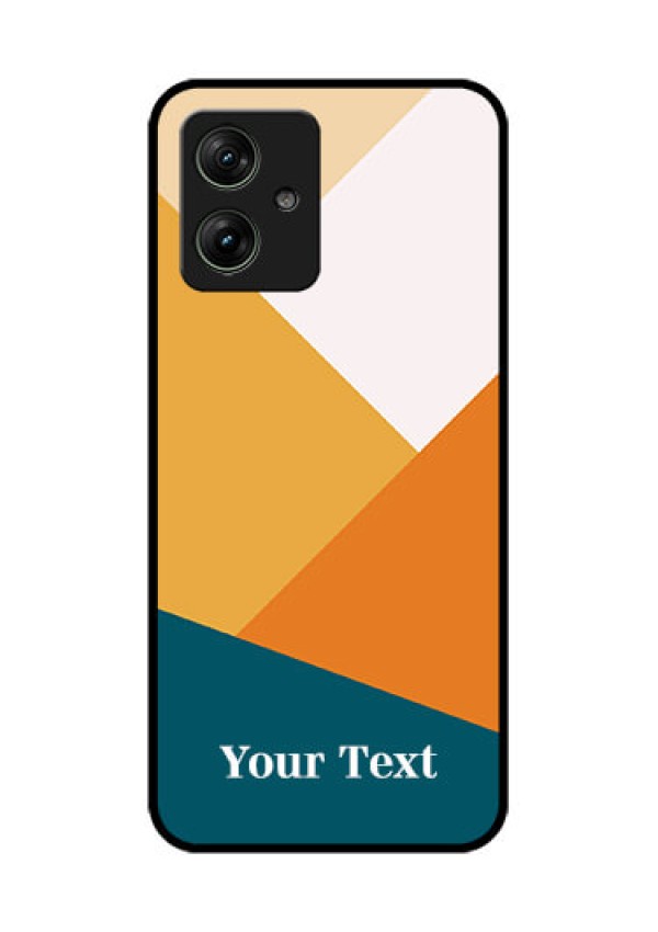 Motorola G54 5G Custom Glass Phone Case - Stacked Multi - Colour Design