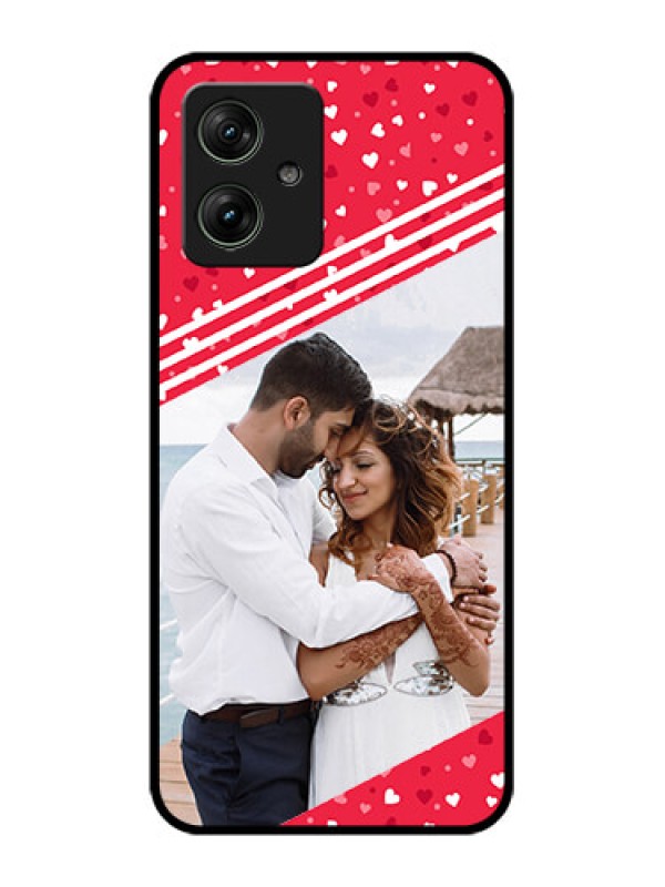 Custom Motorola G64 5G Custom Glass Phone Case - Valentines Gift Design