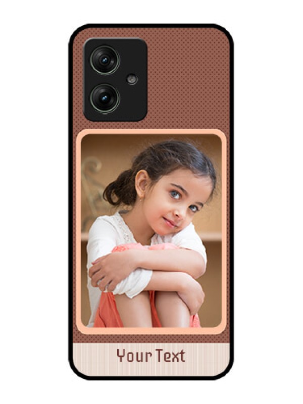 Custom Motorola G64 5G Custom Glass Phone Case - Simple Pic Upload Design