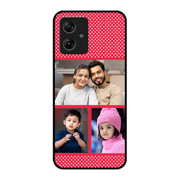 Motorola G64 5G Custom Glass Phone Case - Bulk Photo Upload Design Motorola G64 5G Custom Glass Phone Case - Bulk Photo Upload Design