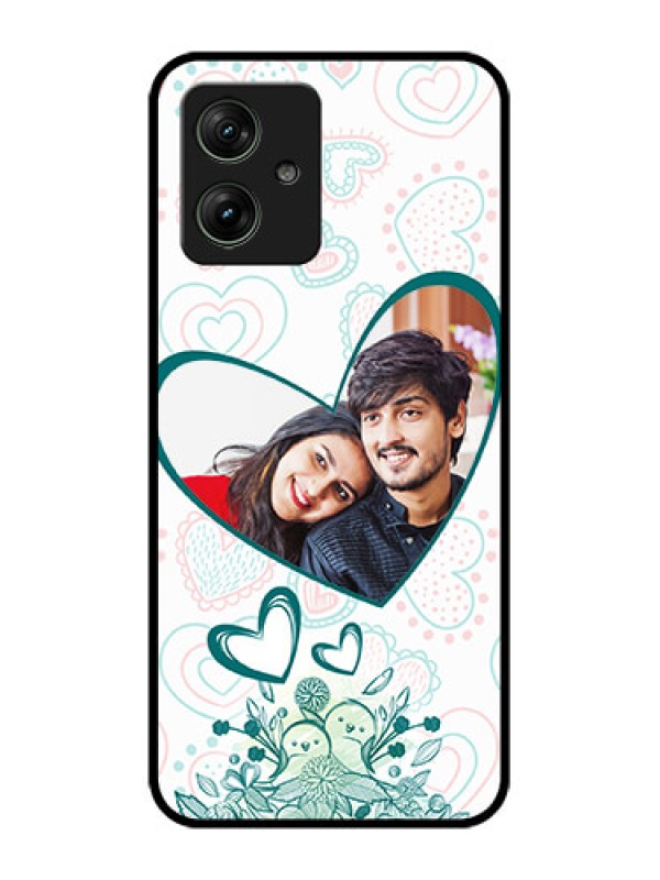 Custom Motorola G64 5G Custom Glass Phone Case - Premium Couple Design