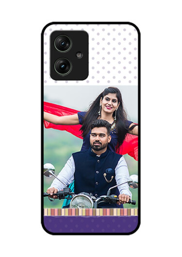 Motorola G64 5G Custom Glass Phone Case - Cute Family Design