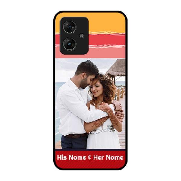 Motorola G64 5G Custom Glass Phone Case - Colorful Case Design