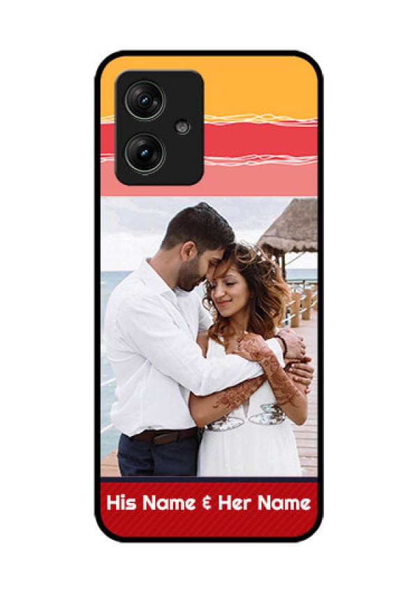 Motorola G64 5G Custom Glass Phone Case - Colorful Case Design