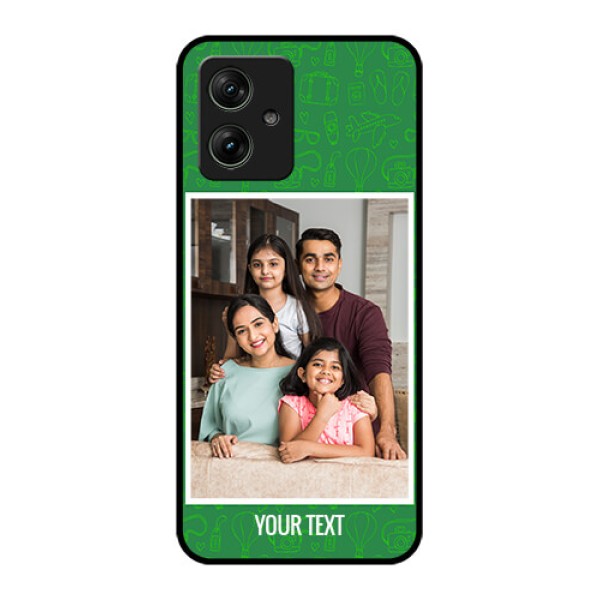 Motorola G64 5G Custom Glass Phone Case - Picture Upload Design