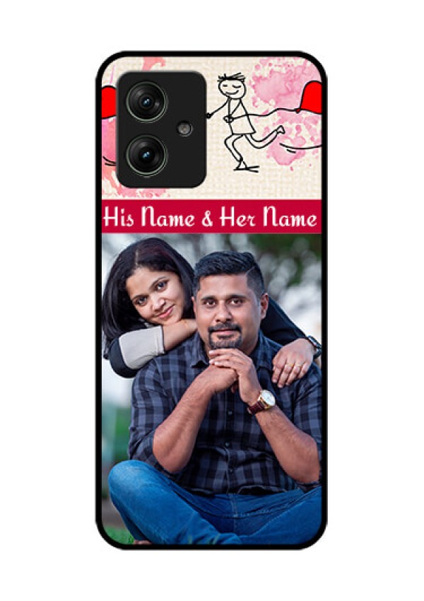 Motorola G64 5G Custom Glass Phone Case - You And Me Case Design