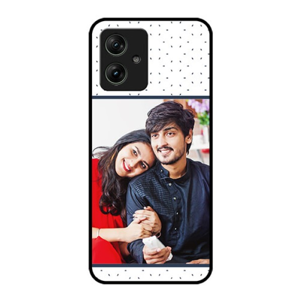 Motorola G64 5G Custom Glass Phone Case - Premium Dot Design