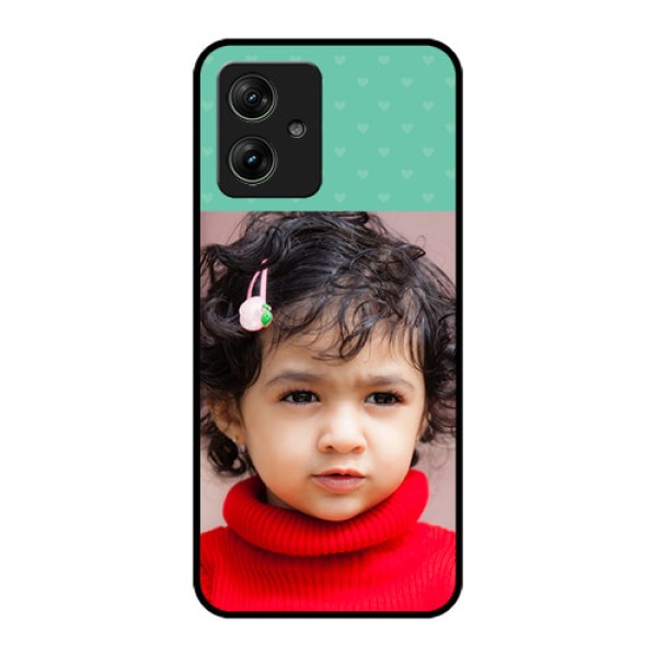 Motorola G64 5G Custom Glass Phone Case - Lovers Picture Design