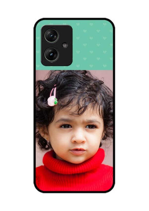 Motorola G64 5G Custom Glass Phone Case - Lovers Picture Design
