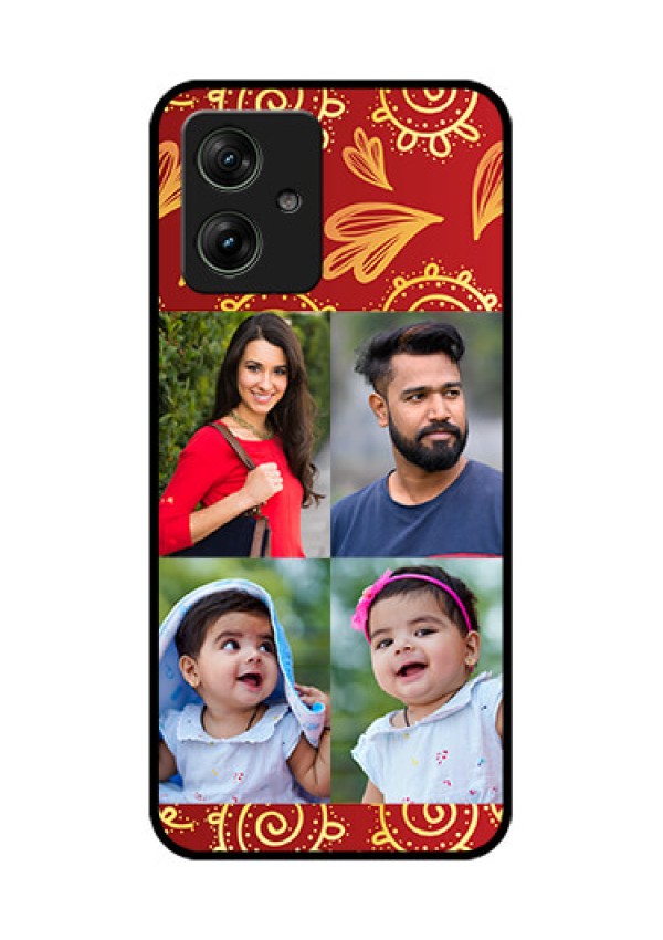 Motorola G64 5G Custom Glass Phone Case - 4 Image Traditional Design