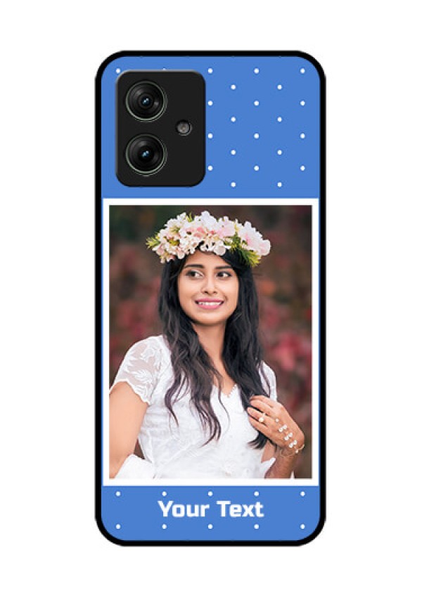 Motorola G64 5G Custom Glass Phone Case - Polka Dots Design