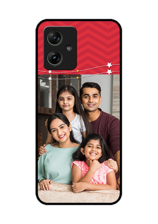 Motorola G64 5G Custom Glass Phone Case - Happy Family Design