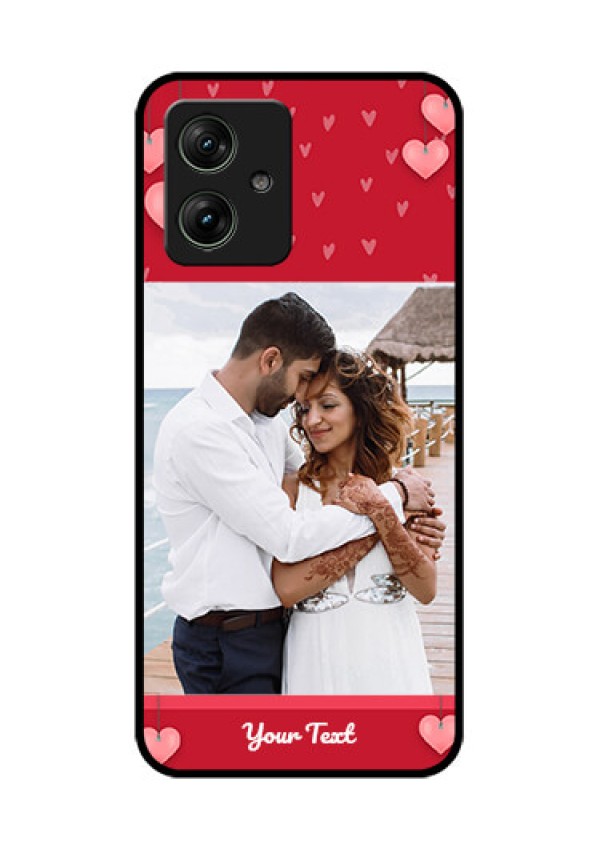 Motorola G64 5G Custom Glass Phone Case - Valentines Day Design