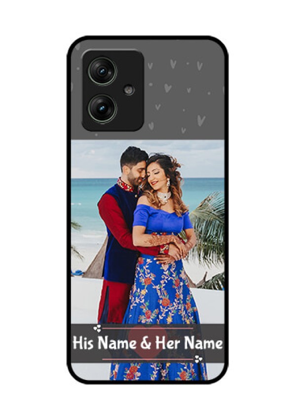 Motorola G64 5G Custom Glass Phone Case - Buy Love Design With Photo Online