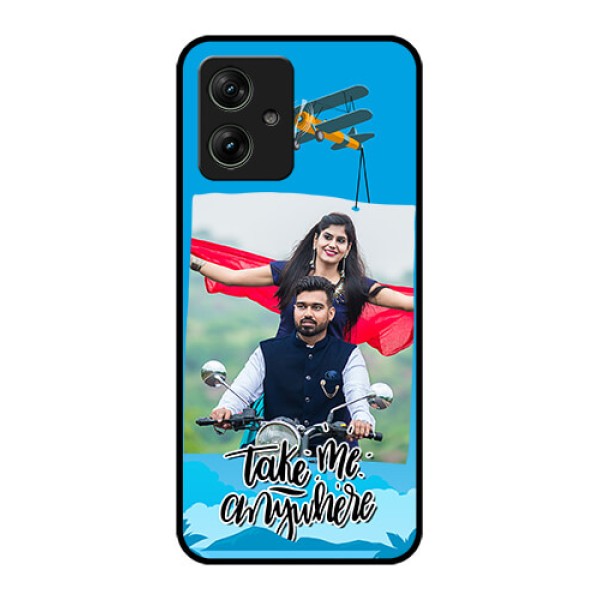 Motorola G64 5G Custom Glass Phone Case - Traveller Design