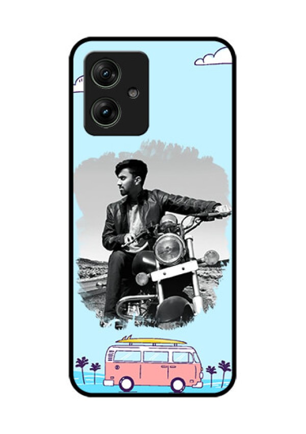 Motorola G64 5G Custom Glass Phone Case - Travel & Adventure Design