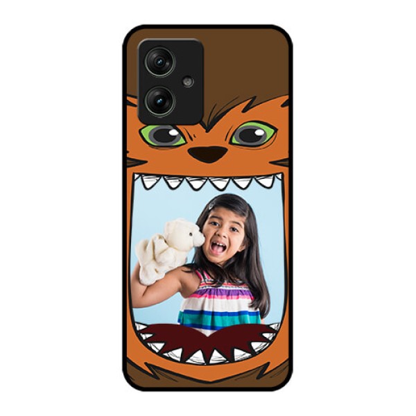 Motorola G64 5G Custom Glass Phone Case - Owl Monster Back Case Design Motorola G64 5G Custom Glass Phone Case - Owl Monster Back Case Design