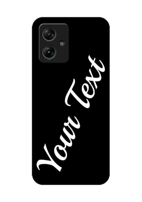Motorola G64 5G Custom Glass Phone Case - With Your Name Design