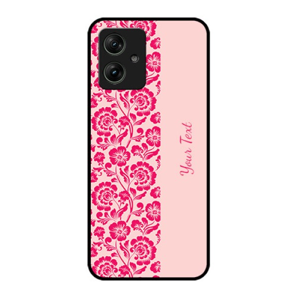 Motorola G64 5G Custom Glass Phone Case - Attractive Floral Pattern Design Motorola G64 5G Custom Glass Phone Case - Attractive Floral Pattern Design