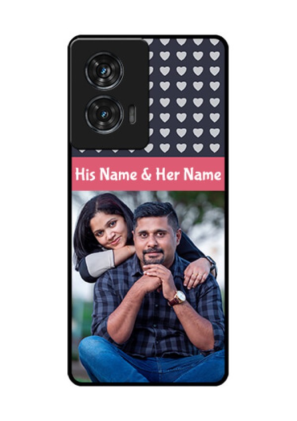 Motorola G96 5G Custom Glass Phone Case - Love Symbols Design