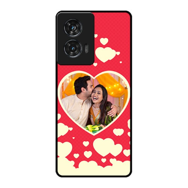Motorola G96 5G Custom Glass Phone Case - Love Symbols Phone Cover Design Motorola G96 5G Custom Glass Phone Case - Love Symbols Phone Cover Design